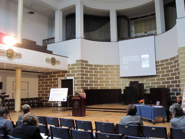 Keynot speeches in the Aula of the University