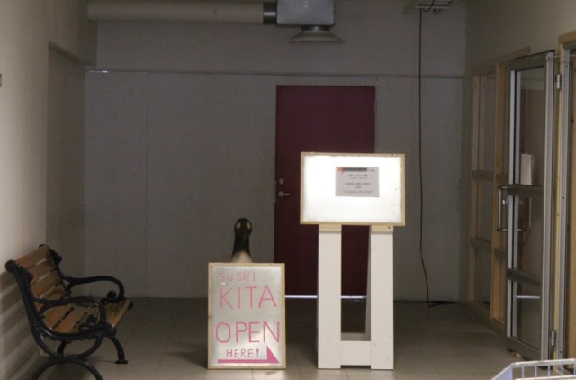 ‘Arctic’ penguin. Sushi canteen in Longyearbyen. Photo: Anna Stammler-Gossmann