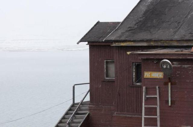 ‘Pig house’ in Barentsburg. Photo: Anna Stammler-Gossmann