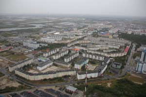 Large scale industry city in the Arctic: Nadym